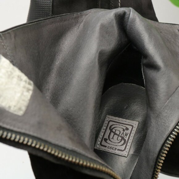 GStar Raw Womens Gable Fulton Boot Size 9 Wedge Heel Black Suede Bootie Comfy - Picture 10 of 11